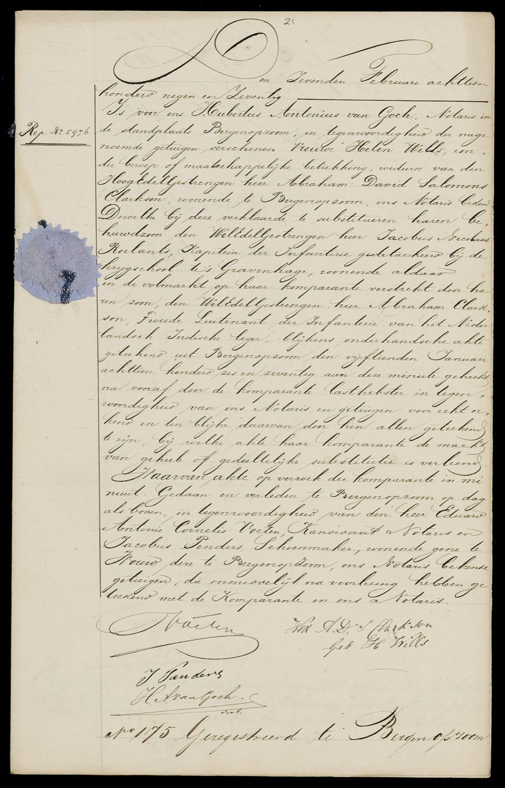 Scan of Notariële akte